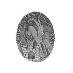 1934 - Steinbock im Churer Fasnachtstreiben