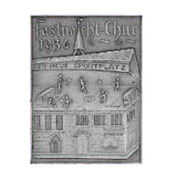 1936 - Rathaus mit Sportplatz unter dem Dach, P. Reinhardt 